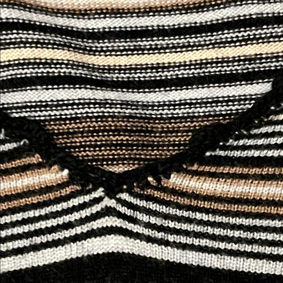 Y2K CASLON Cashmere Cotton Striped Boat Neck Jersey Knit Top MEDIUM - Picture 5 of 6
